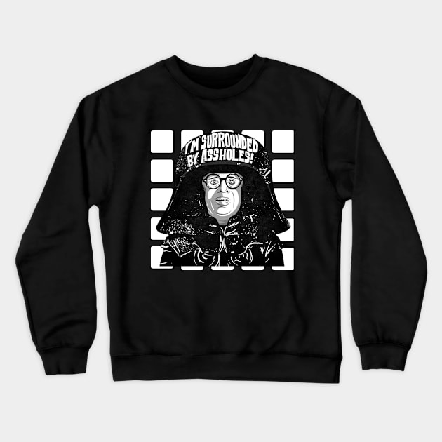 Spaceballs Dark Helmet Crewneck Sweatshirt by Brainfrz